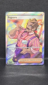 Arte Completo Suguaro 255/193 M PF Pokémon Serie Paldea Evolucionada - Imagen 1 de 2
