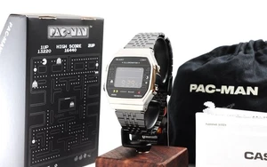 Casio Pacman ABL-100WEPC-1B Bluetooth Stainless Steel Band World time LIMITED JP - Picture 1 of 15