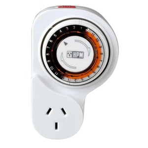 HPM 24hr Analog Timer with Offset Double Pole - Single & Free shipping AU.. - Picture 1 of 1