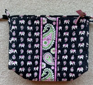 Borsa cosmetica Vera Bradley ELEFANTI ROSA rara, ritirata - Foto 1 di 5