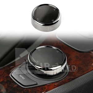 Ceramic Multimedia IDrive Button Knob Cover Fits BMW E70 E81 E82 E90 E91 E92 E93 - Picture 1 of 10