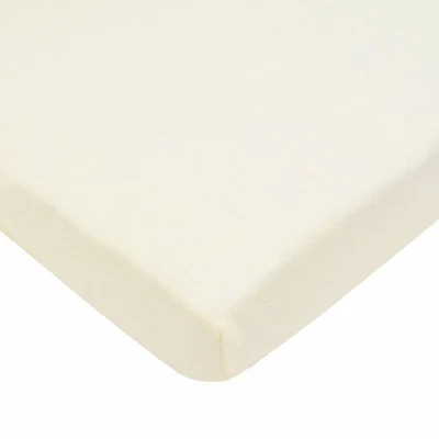 American Baby Company 100% Cotton Fitted Mini Crib Sheet 38"x24" - Cream Soft - Image 1 of 4