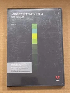 ADOBE CREATIVE SUITE 4 WEB PREMIUM Mac OS STUDENT LICENSING- BRAND NEW SEALED. - Picture 1 of 4