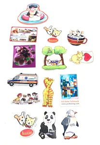 14 flache Kühlschrank Magneten verschiedene Themen und Größen - Bild 1 von 2