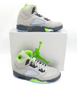 NEW AIR JORDAN 5 RETRO MENS SHOES SIZE 12 GRAY GREEN BEAN DM9014 003 SNEAKERS DS - Picture 1 of 6