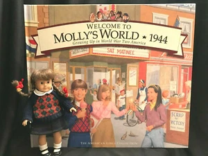 American Girl Doll Welcome To Molly World Story Hardcover Book Retired 1944 New - Picture 1 of 12
