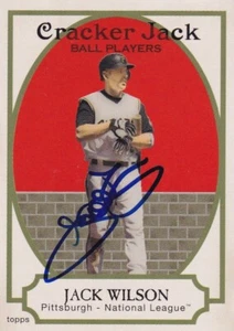 Jack Wilson Signed 2005 Topps Cracker Jack Pirates Baseball Card #15 Autograph - Picture 1 of 12