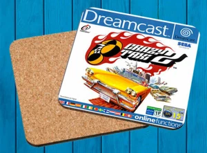 Crazy Taxi 2 Sega Dreamcast Sous-Verres En Bois - Bild 1 von 1