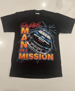 Vintage Dale Earnhardt 1996 Man On A Mission schwarzes T-Shirt Herren Large - Bild 1 von 5