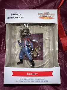 ROCKET Guardians Of The Galaxy Vol 3 Hallmark Christmas Tree Ornament New In Box - Picture 1 of 2