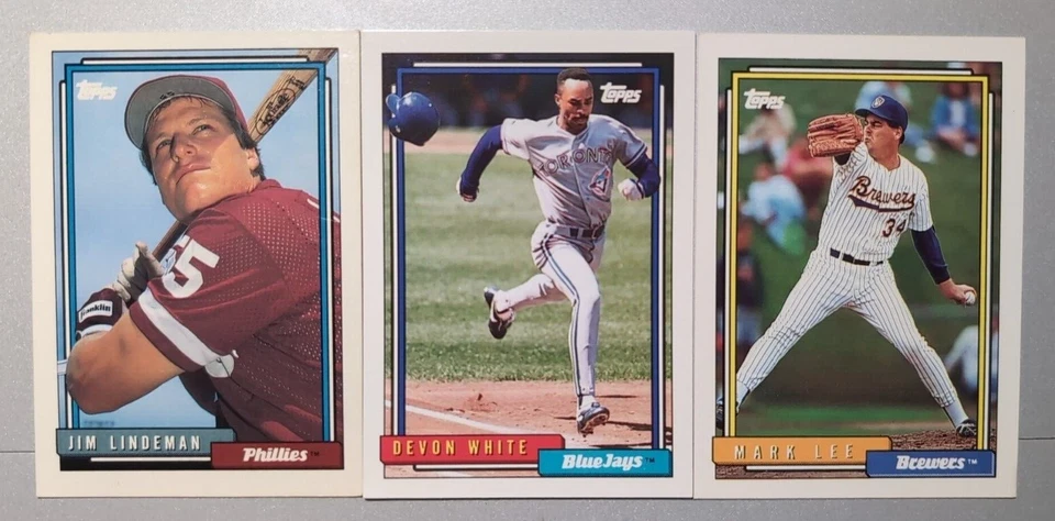 1992 Topps base cards 201-400 Pick from drop down list - Image 1 of 1