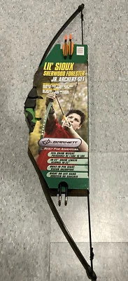 Conjunto de tiro com arco Barnett Archery Lil Sioux Sherwood Forest Jr. - Imagem 1 de 4