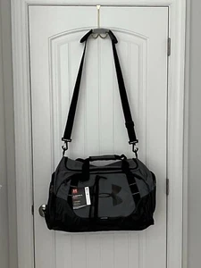 Under Amour NWT UA Undeniable 3.0 Medium Unisex Gray/Black Gym Bag - Picture 1 of 7