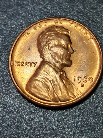 1960D, D over D, small date over large date.Liberty doubling. Brilliant Uncircul Cover