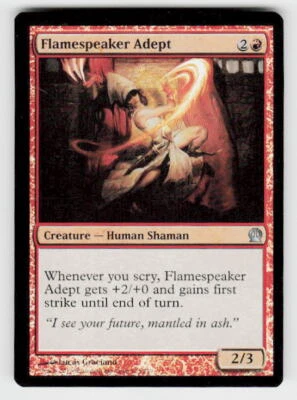 Theros #123 Flamespeaker Adept FOIL - Image 1 of 2