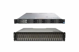 Dell PowerEdge R620 2x E5-2609 16GB Ram 2x 146GB HDD + MD1220 12x 300GB 2x Ctrl - Picture 1 of 1