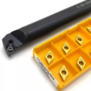 S16N-SDUCR07 16 mm CNC interner Hartmetalldrehwerkzeughalter + 10 Stck. DCMT21.51 - Bild 1 von 5