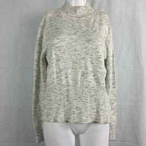 Damen Pullover Gr. S grau Strick hinten offen Crop Yoga Pulli Baumwolle Stretch - Bild 1 von 9