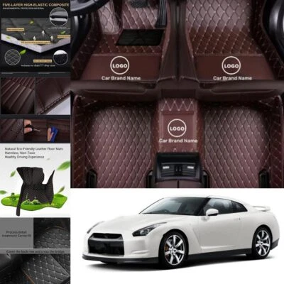 Car Floor Mats For Nissan Armada Luxury Custom Auto Liner Carpets Waterproof - Imagem 1 de 4