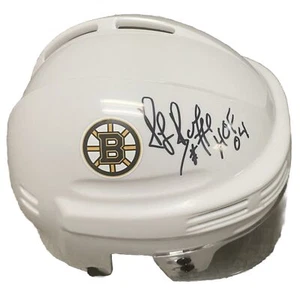 Ray Bourque “HOF 04” Signed Boston Bruins White Mini Helmet JSA - Picture 1 of 5