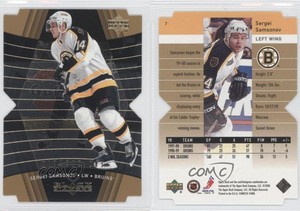 1999-00 Upper Deck Black Diamond Diamond Cut Sergei Samsonov #7
