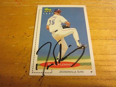 Dave Fleming Autographed Signed 1991 Classic/Best #284 Card MLB Seattle Mariners - Image 1 of 3