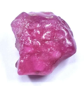 22.70 Ct Untreated Facet Red Ruby Burmese Rare 100% Natural Rough Certified - Picture 1 of 3