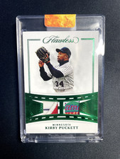 2022 Panini Flawless Baseball Kirby Puckett Patch LM-KP Minnesota Twins 1/3 !!