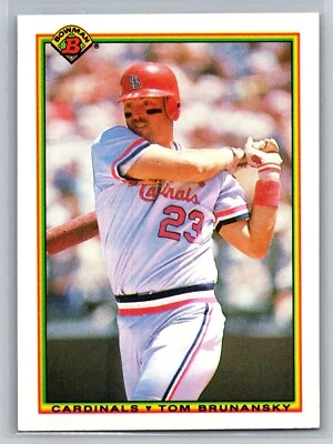 1990 Bowman - Tom Brunansky #202 - Image 1 of 2