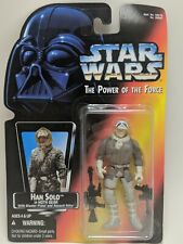 STAR WARS Power Of The Force HAN SOLO IN HOTH GEAR 3.75" Action Figure 1995 NEW