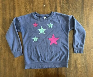 OshKosh B’gosh Star Sequin Sweatshirt Girls Size 8 - Picture 1 of 6
