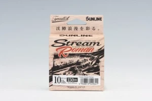 SUNLINE TROUTIST Stream Roman 150 m #Stealth Gray & Flash Orange, línea de nailon - Imagen 1 de 4