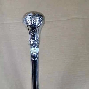 Stainless Steel Metal stick hiking silver Walking stick cane for man/women Gift - Picture 1 of 4