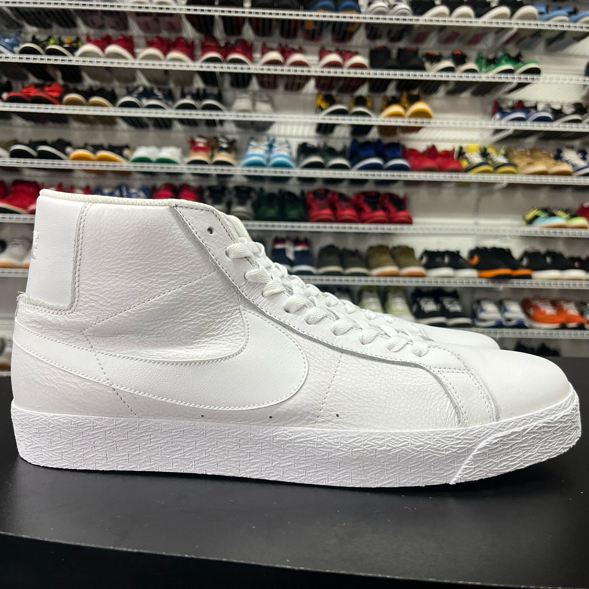 Nike Zoom Blazer SB Mid Triple White for Sale - Authenticity Nike Zoom Blazer SB Mid Triple White for Sale - Authenticity