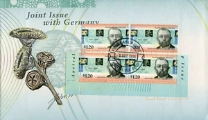 1996 Australia/Germany Joint Issue (Australian & German Stamps #B) FDC Perth PMK - Imagen 1 de 1