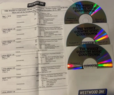 11/10/07 WEEKLY TOP 30 COUNTRY COUNTDOWN,CO-HOST GARTH BROOKS; FAITH HILL Foto 1 de 2