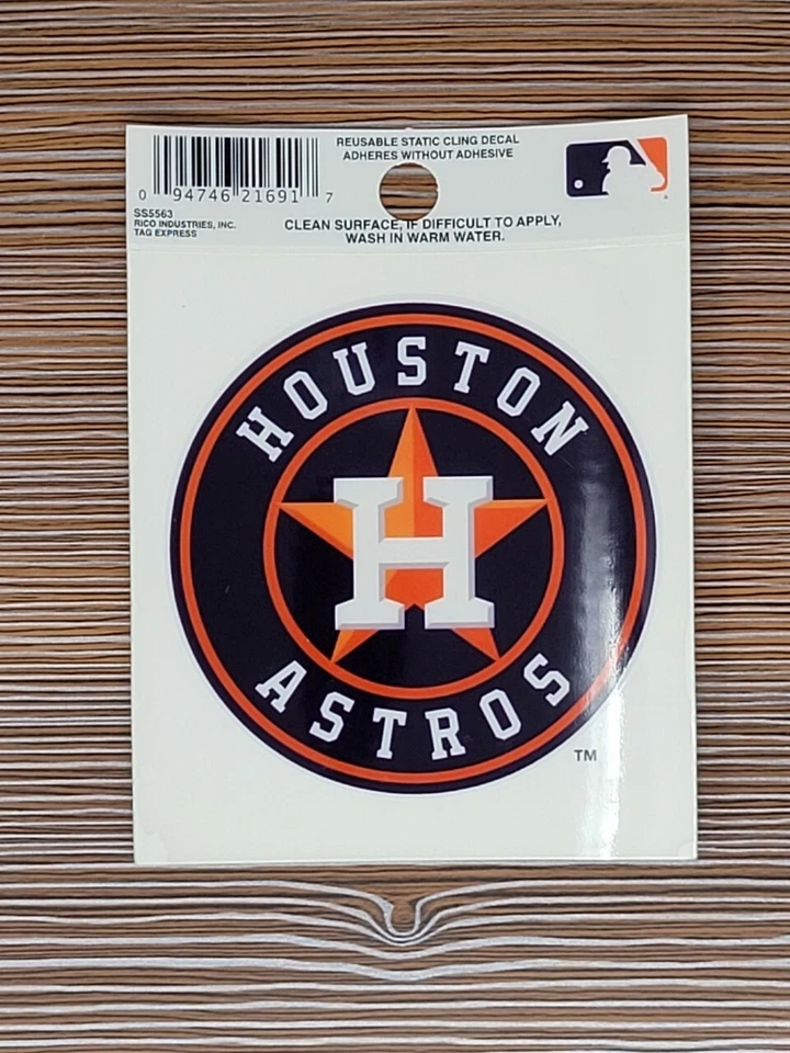MLB Houston Astros 3.5 x 4.5 inch Decal Reusable Sticker - Image 1 of 1