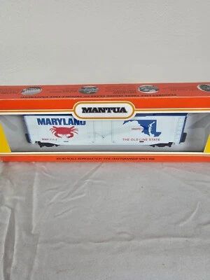 Mantua MARYLAND State Box Car Collector Series MMP 711-7 Ho Scale VINTAGE no box - Image 1 of 2