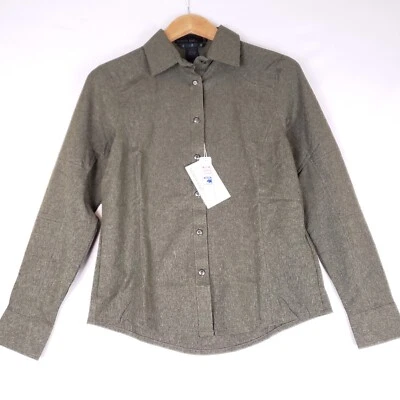 Camisa con botones North End XS verde manga larga que absorbe la humedad Gorpcore para damas Foto 1 de 4