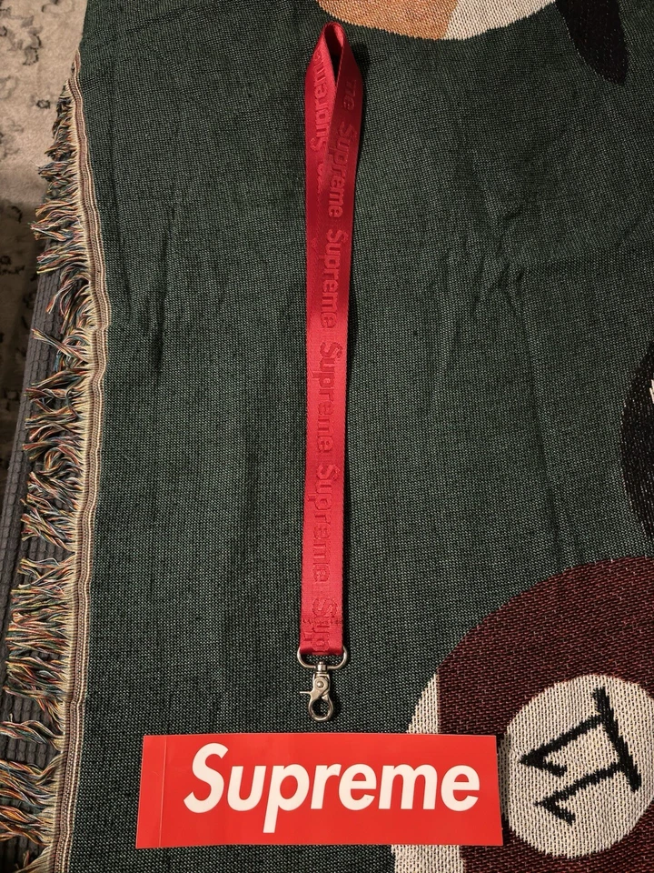 Cordón Supreme de nailon rojo 2016 Supreme Lanyard rojo SS16 Foto 1 de 4