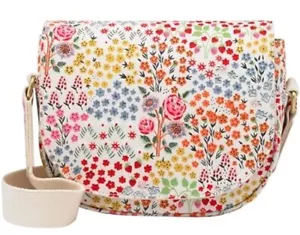 Cath Kidston Mini borsa da sella Kingdom Ditsy tracolla borsa a tracolla 100% cotone - Foto 1 di 5