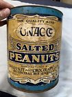Vintage Owego Nut & Chocolate Co Owego NY Salted Peanuts Rare ONAC Tin Can 10 Lb