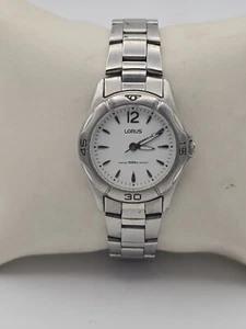 Lorus Diver Style Uhr 25mm Edelstahlband 6,5" neue Batterie - Bild 1 von 9