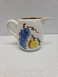 Stangl Pottery Creamer Pitcher Fruit Pattern Small 4" Tall Trenton NJ USA - Picture 1 of 11