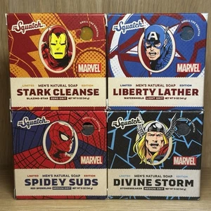 Dr. Squatch Marvel Avengers Collection Soap Limited Edition (4-pack) - Picture 1 of 5