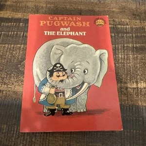 CAPTAIN PUGWASH AND THE ELEPHANT Mini Book Collins Colour Cubs 1976 VINTAGE - Picture 1 of 6