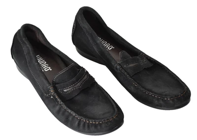 Women's Munro Ramie Penny Loafer  Black Leather Slip On Shoes  Size 7.5 M  NWOB - Image 1 of 4