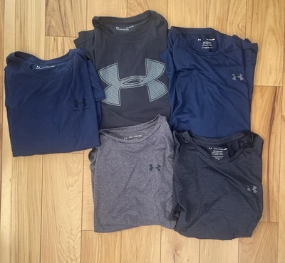 Lote de 4 camisetas Under Armour Tech para hombre - talla XXL Foto 1 de 4