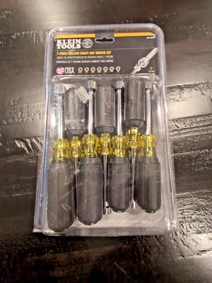 Klein Tools 631 - SEN 7 Piece Hollow Shaft Nut Driver Set - Image 1 of 4