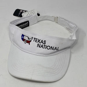Nuevo con etiquetas Texas National Blanco Imperial Sports Marca Manchado Ajustable - Imagen 1 de 10